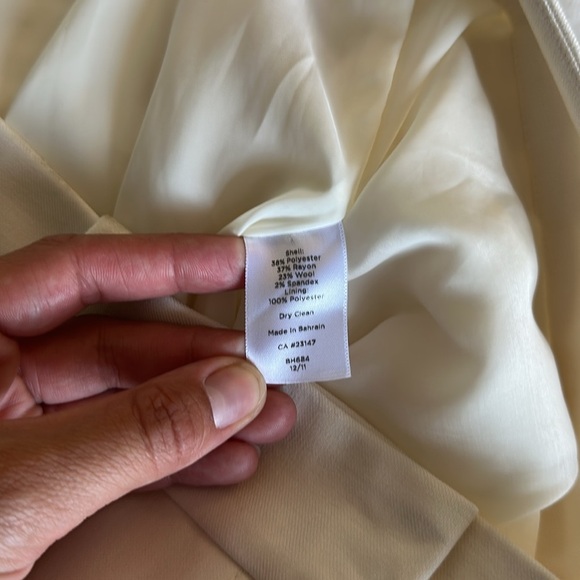 Talbots Cream Wide Leg heritage Pants Lightweight and Polished 20L - Picture 5 of 5